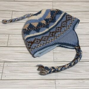 Kids Irish Wool Earflap Hat Nordic Fleece Lined Winter – Erin Knitwear